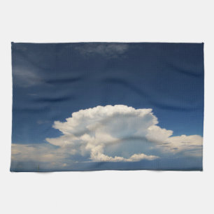 Linge De Cuisine Nuage Blanc Gonflé