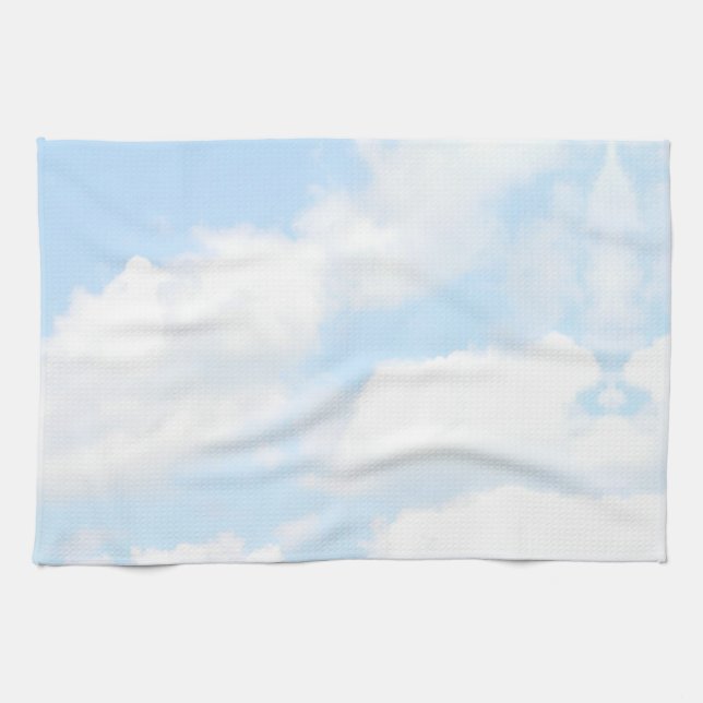 Linge De Cuisine Nuages (Horizontal)