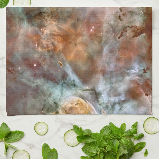 Linge De Cuisine Nuages sombres de Carina Nebula Hubble Space (Plié)