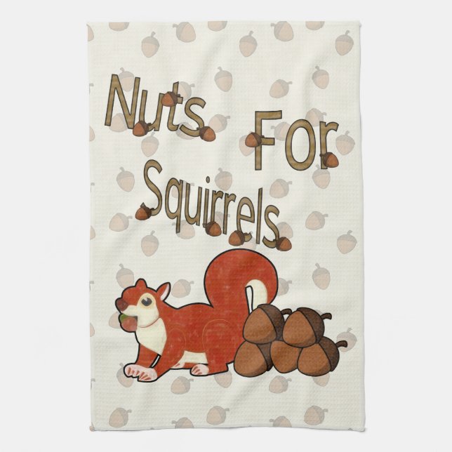 Linge De Cuisine Nuts4écureuils (Vertical)