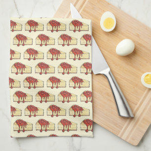 Linge De Cuisine NYC Cerise Cheesecake Slice Dessert Cuisine de cui