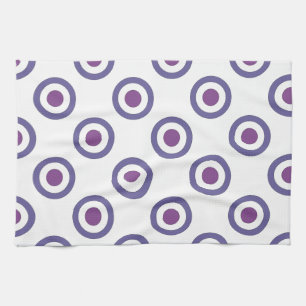 Linge De Cuisine Oeil de taureaux pourpres