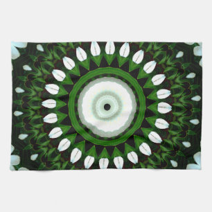 Linge De Cuisine Oeil des Magnolia Blancs