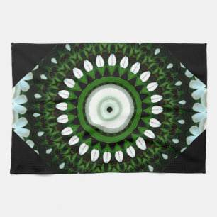 Linge De Cuisine Oeil des Magnolia Blancs