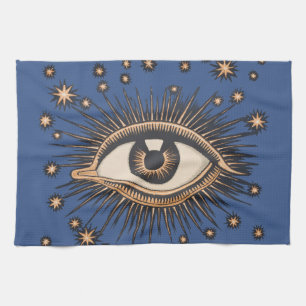 Linge De Cuisine Oeil étoile Lune Celeste Nouveau