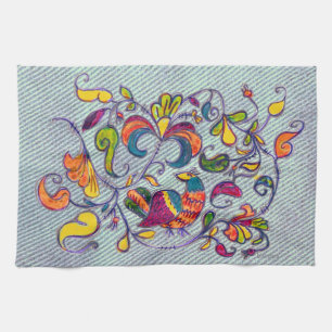 Linge De Cuisine Oiseau nordique