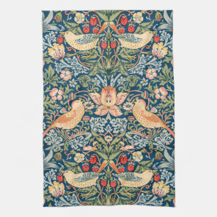 Linge De Cuisine Oiseaux mignons, Thief fraise Art Vintage