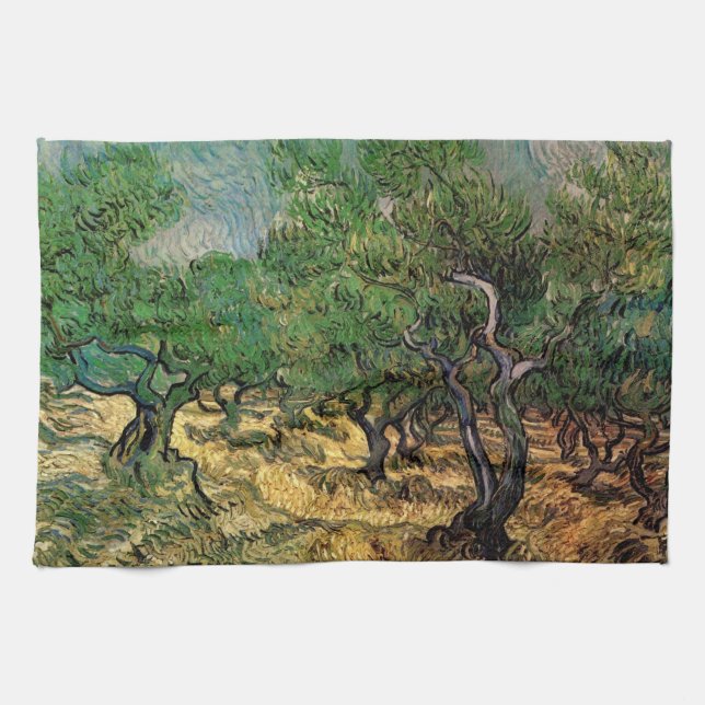 Linge De Cuisine Olive Grove par Vincent van Gogh (Horizontal)