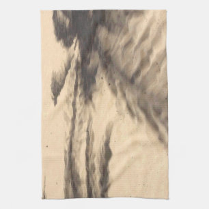 Linge De Cuisine Ombres sur le sable