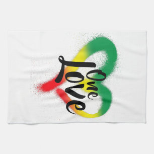 Linge De Cuisine One Love One Heart Reggae Vibes
