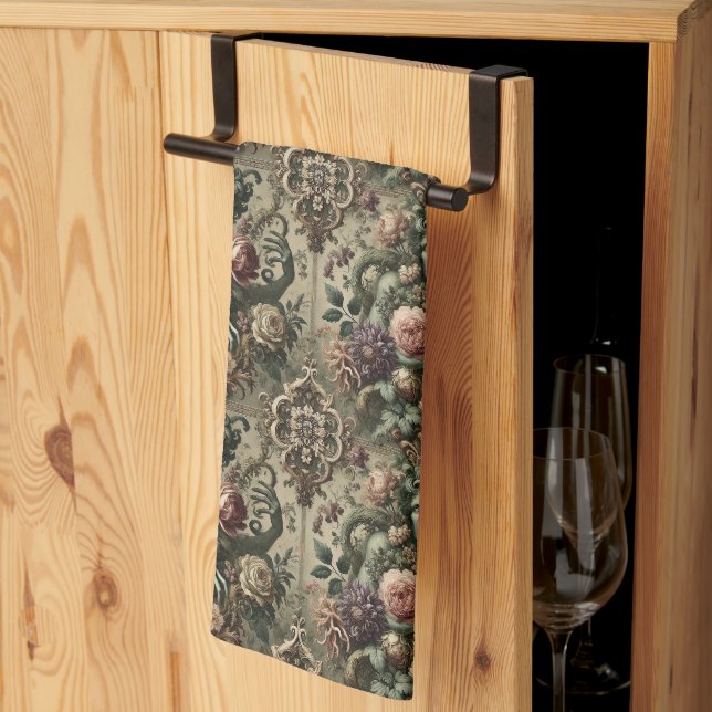 Linge De Cuisine Opulence Opatique - Victorien gothique (Pliage en tiers)