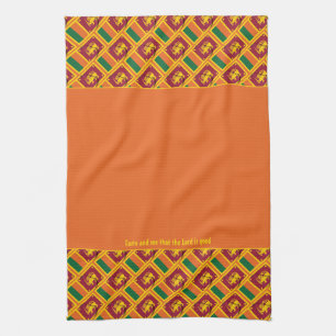 Linge De Cuisine Orange SRI LANKA personnalisé 