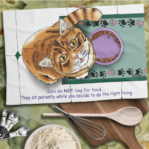 Linge De Cuisine Orange Tabby Food Bowl cuisine