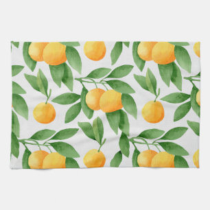 Linge De Cuisine Oranges ou mandarines motif