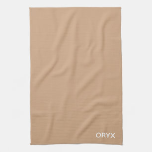 Linge De Cuisine Oryx brown beige color name