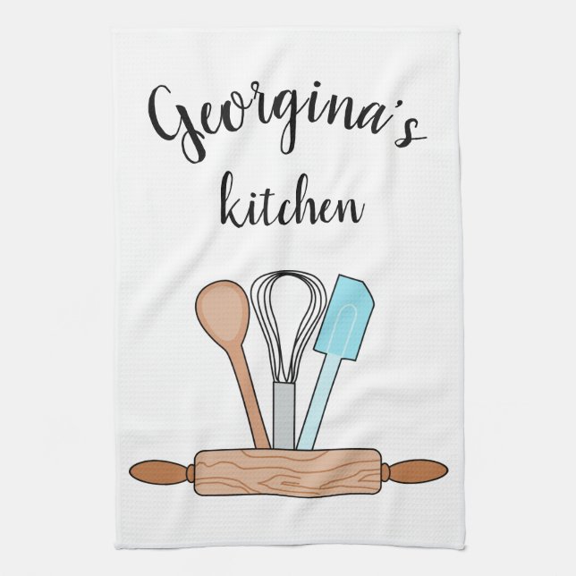 Linge De Cuisine Outils de boulangerie personnalisés (Vertical)