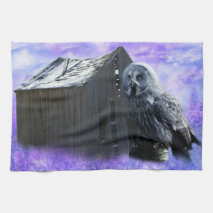 Linge De Cuisine Owl Barn Shed