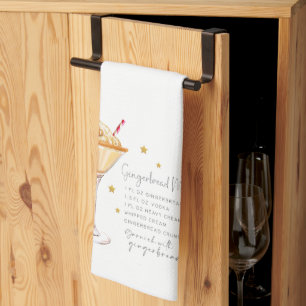 Linge De Cuisine Pain d'épices Martini Cocktail de Noël Recette
