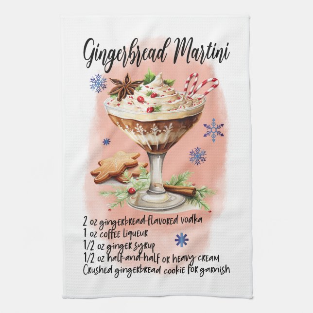 Linge De Cuisine Pain d'épices Martini Recette Cuisine essentielle (Vertical)