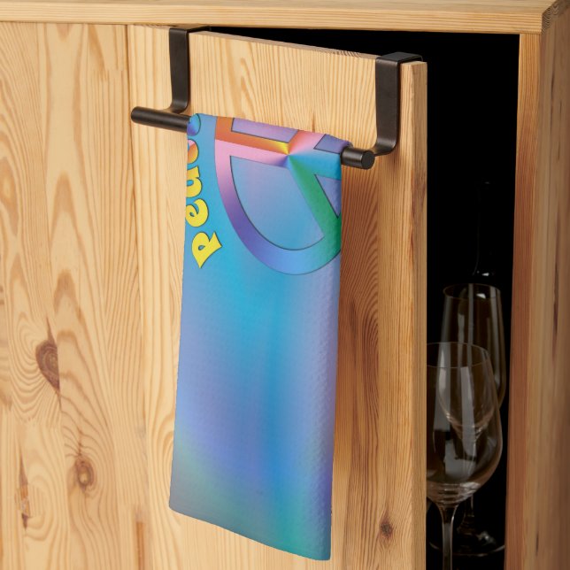 Linge De Cuisine Paix (Pliage en tiers)