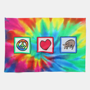 Linge De Cuisine Paix, amour, tatous