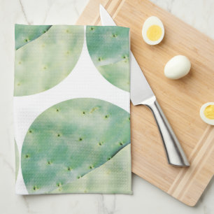 Linge De Cuisine Pale Green Cactus Fig Bio Fee Pastel