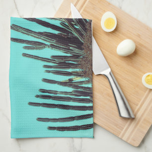 Linge De Cuisine Pale Green Cactus Succulent minimalisme Plante