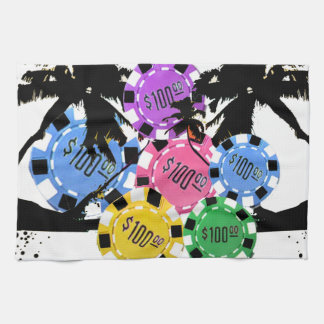 LINGE DE CUISINE PALMIERS ET PUCES