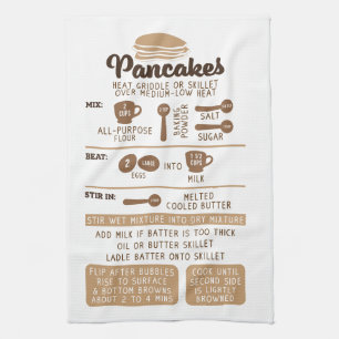 Linge De Cuisine Pancakes Recette Vacances Cadeau Thé Cuisine Servi