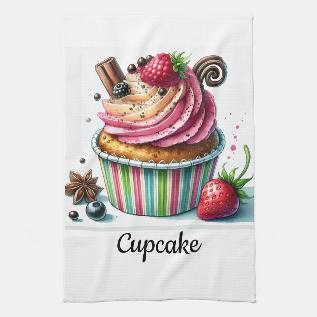 Linge De Cuisine Paños de Cocina Cupcake (Vertical)