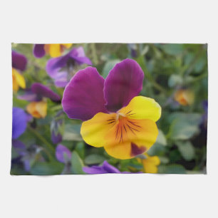 Linge De Cuisine Pansies lumineuses