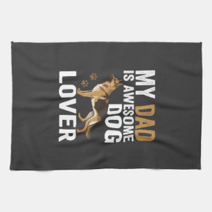 Linge De Cuisine Papa amateur de chien est formidable
