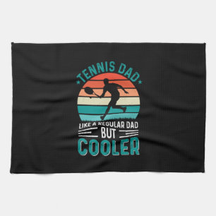 Linge De Cuisine Papa Tennis Coucher de Soleil Rétro