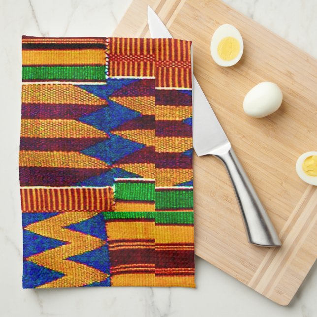 Linge De Cuisine Papier africain Kenta (Quart Plié)
