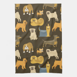 Linge De Cuisine Papier peint divers de chiens