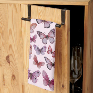 Linge De Cuisine Papier Peint Papillon Aquarelle Élégant Cadeau Jol