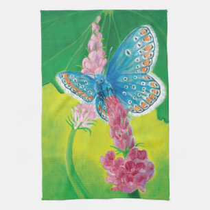 Linge De Cuisine Papillon bleu de Chapmans (thersites en polyommatu
