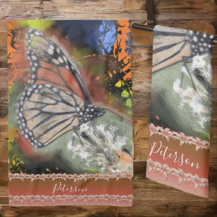 Linge De Cuisine Papillon d'anniversaire