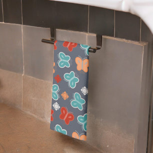 Linge De Cuisine Papillon multicolore