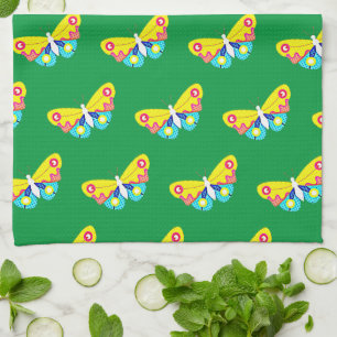 Linge De Cuisine Papillon PopArt
