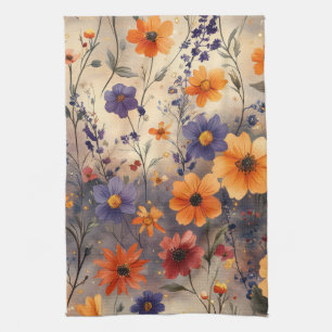 Linge De Cuisine Papillon Vintage Fleur Sauvage (11)