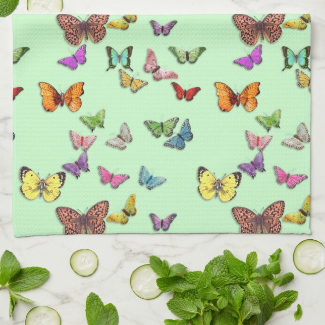 Linge De Cuisine Papillons (Plié)