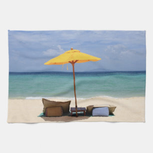 Linge De Cuisine Parapluie jaune