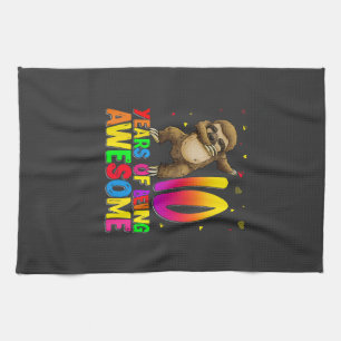 Linge De Cuisine Paresseux Anniversaire 10 Ans Dabbing 10ème Annive