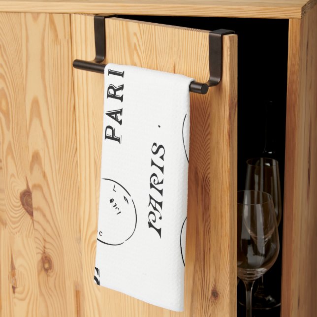 Linge De Cuisine Paris France Cadeaux et Souvenirs (Pliage en tiers)