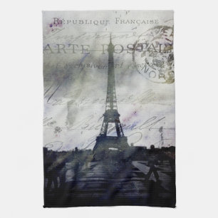 Linge De Cuisine Paris texturisé en lavande
