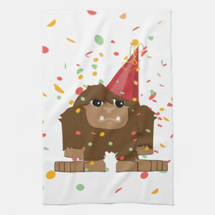 Linge De Cuisine Parti Confetti Sasquatch Bigfoot