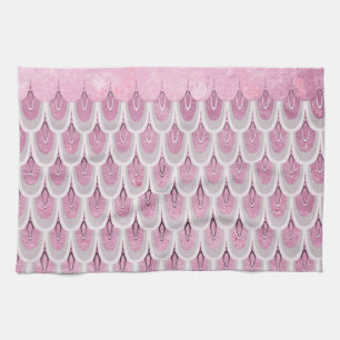 Linge De Cuisine Parties scintillant rose brillant - Balances de po