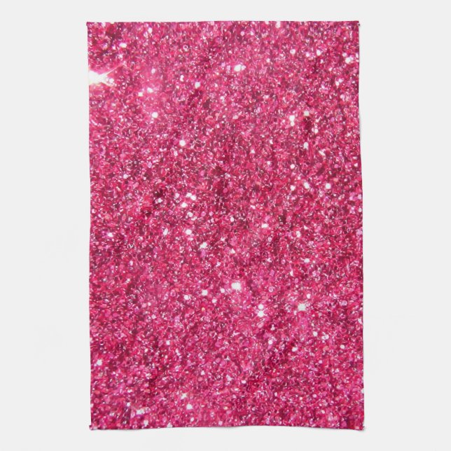 Linge De Cuisine Parties scintillantes de roses indien de charme (Vertical)