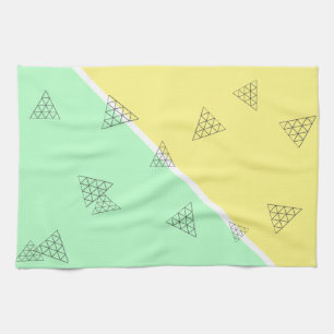 Linge De Cuisine Pastel élégant Pyramid Triangle Geometry
